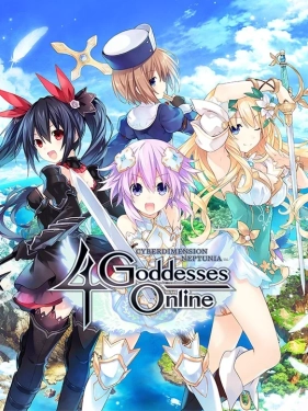 Jaquette Cyberdimension Neptunia: 4 Goddesses Online