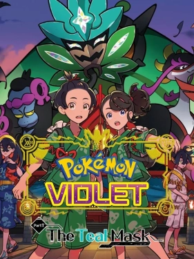 Jaquette Pokémon Violet: The Hidden Treasure of Area Zero - Part 1: The Teal Mask