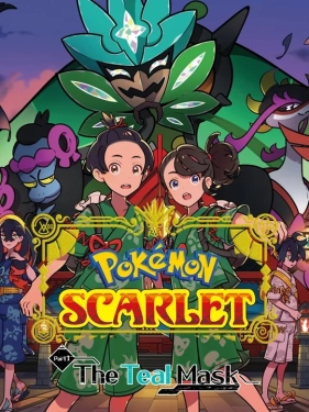 Jaquette Pokémon Scarlet: The Hidden Treasure of Area Zero - Part 1: The Teal Mask