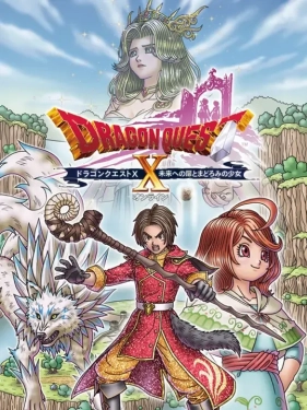 Jaquette Dragon Quest X: Mirai he no Tobira to Madoromi no Shoujo Online