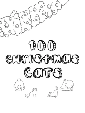 Jaquette 100 Christmas Cats
