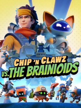 Jaquette Chip ‘n Clawz vs. The Brainioids
