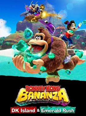 Jaquette Donkey Kong Bananza: DK Island & Emerald Rush