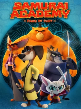 Jaquette Samurai Academy: Paws of Fury