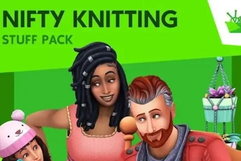 Jaquette The Sims 4: Nifty Knitting Stuff