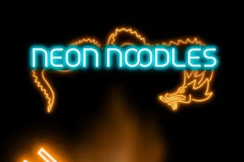 Jaquette Neon Noodles: Cyberpunk Kitchen Automation