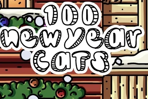 Jaquette 100 New Year Cats