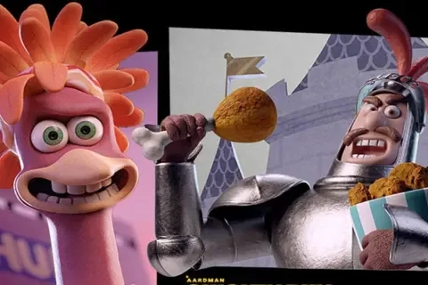 Jaquette Chicken Run: Eggstraction
