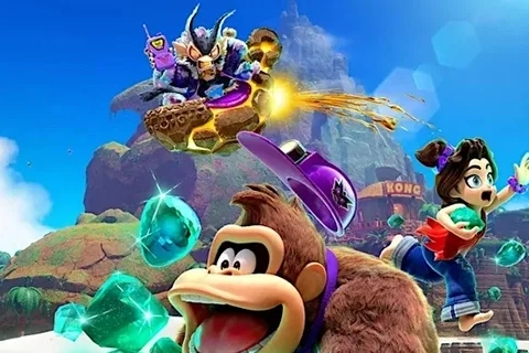 Jaquette Donkey Kong Bananza: DK Island & Emerald Rush